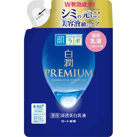ROHTO Pharmaceutical Co. Hada Labo Shirojun Premium Medicated Penetrating Whitening Emulsion Refill 140mL