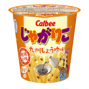 Jagariko Calbee Kyushu soy sauce flavors, potato chips, Japanese snacks -jagarico