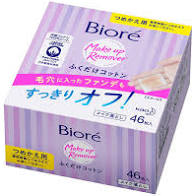KAO Bioré Makeup Remover Wiping Cotton Refill