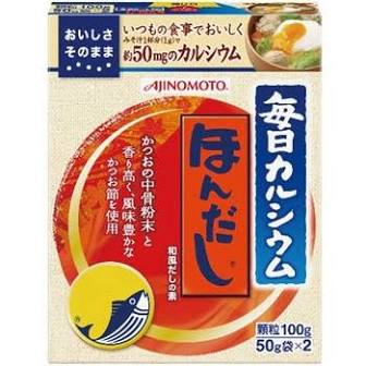 Ajinomoto Mainichi(Every day)  Calcium Hondashi Box 100g