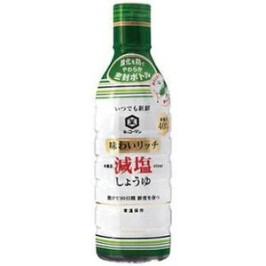 KIKKOMAN Ajiya Rich Low-Sodium Soy Sauce 450ml x6 pcs.