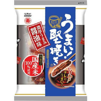 Echigo Seika Umami! Kanyaki - Rich Umami Soy Sauce Flavor 108g x 12 pieces