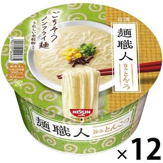 (Box sale) Nissin Noodle Shokunin Tonkotsu (12 pieces)