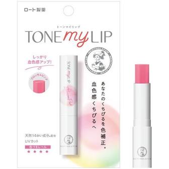 ROHTO Pharmaceutical Co. Mentholatum Tone My Lips Blossom Pink 2.4g