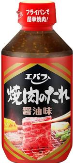Ebara Yakiniku(Japanese barbecued meat) no tare(sauce)  Soy sauce Flavor 300g x12 pcs.