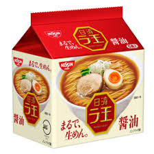 ( box sale) Nissin Laoh Soy Sauce Noodles (5-serving pack x 6 pcs.)