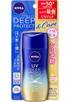 KAO NIVEA UV Deep Protect and Care Gel SPF50+PA++++ 80g