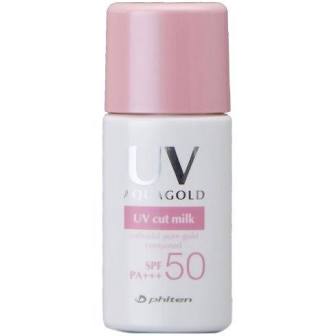 Phiten Aqua Gold UV Cut Milk 28ml