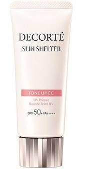 KOSE  COSME DECORTÉ SUN SHELTER TONE UP CC SPF50+/PA++++ 01 Light Beige 35g