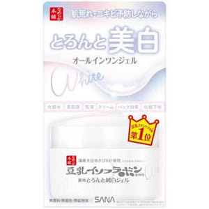 Sanna Nameraka Honpo Medicated Whitening Thickening Gel 100g