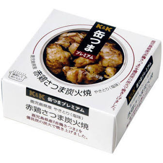 K&K|  Canned Food Premium Kagoshima Red Chicken Satsuma Charcoal Grilled