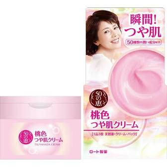 ROHTO Pharmaceutical Co. 50 blessings luster skin cream 90g
