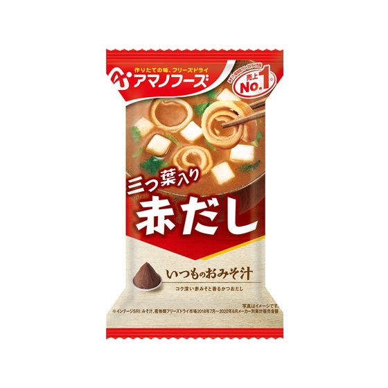 Amano foods / Usual Miso Soup Akadashi with Mitsuba