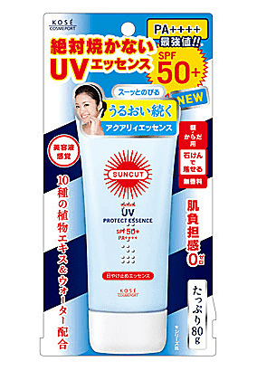 KOSE COSMEPORT Suncut Sunscreen Essence SPF50 80g